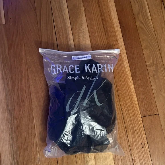 GRACE KARIN Women's Paper Bag Waist Pants Slim Fit Casual Office Pencil Pants - Picture 9 of 9